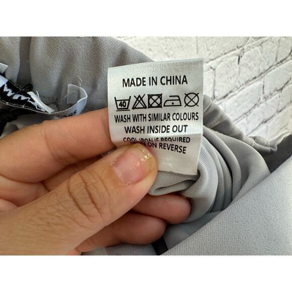 Area Start Liz Crepe Work Pants‎ Trousers Light Gray Size XS - Picture 10 of 10